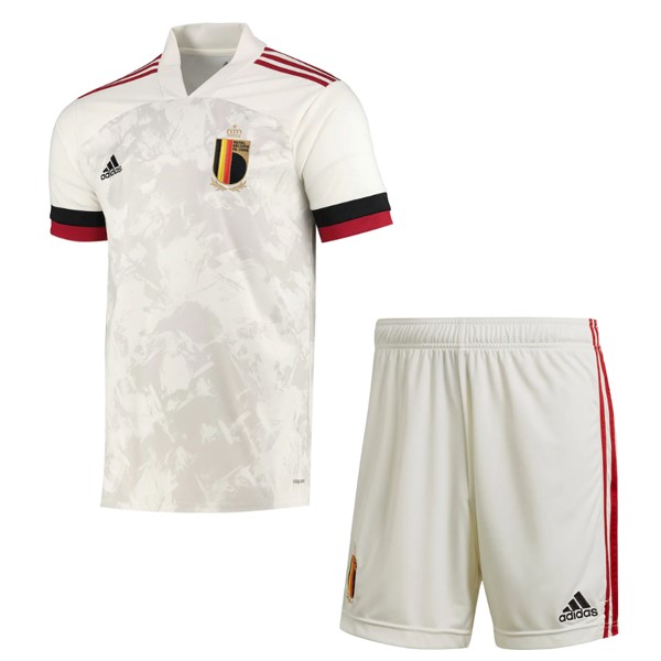 Camiseta Bélgica Segunda Equipación Niños 2020 Blanco